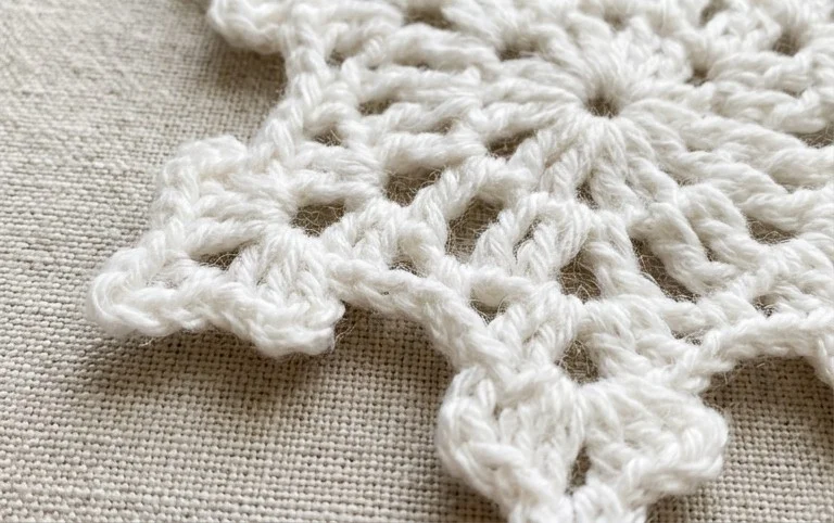 How To Crochet a Snowflake Easy and Quick