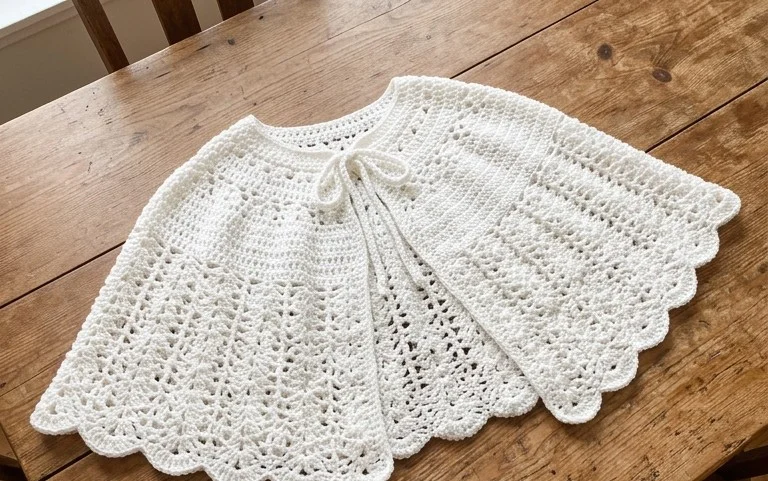 Elegant Crochet Cape: Free Pattern for an Easy Weekend Make