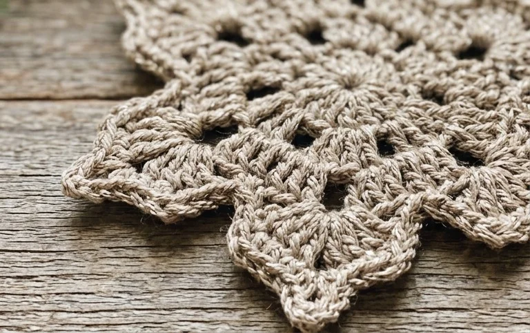 5-Minute Crochet Snowflake Free Pattern - Crochet For You