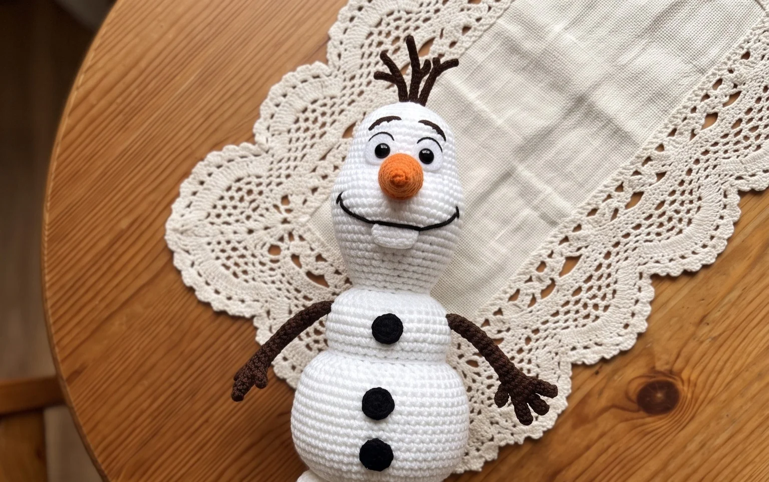Olaf The Snowman Amigurumi Free Pattern: Beginner Guide