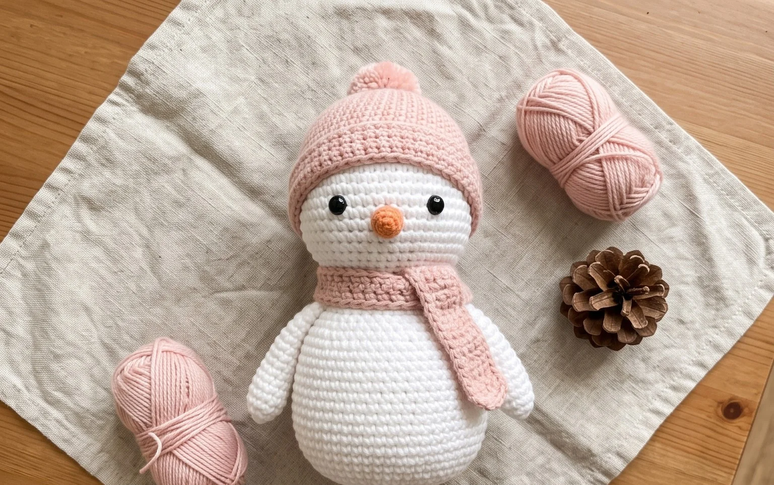 Easy Crochet Snowman Amigurumi: Free Step-by-Step Pattern