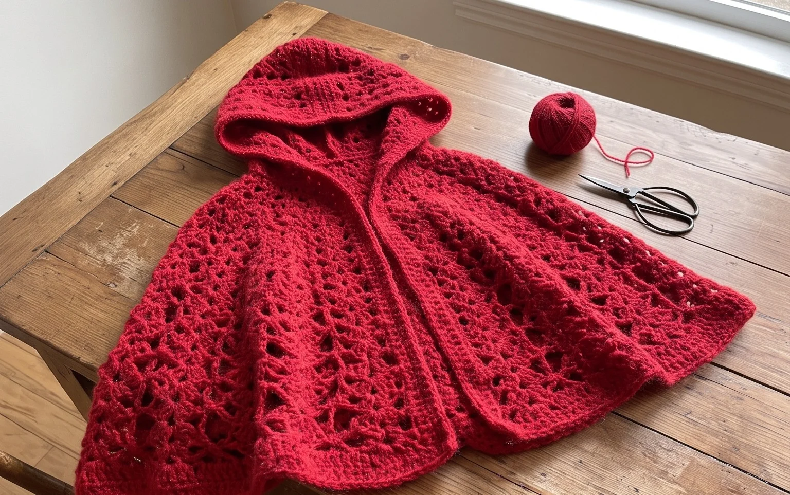 Easy Lace Crochet Cape Free Pattern With Video Tutorial