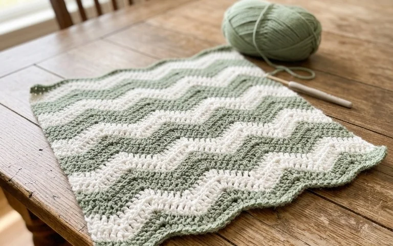 Easy Crochet Wave Stitch: Step-by-Step Free Pattern Guide